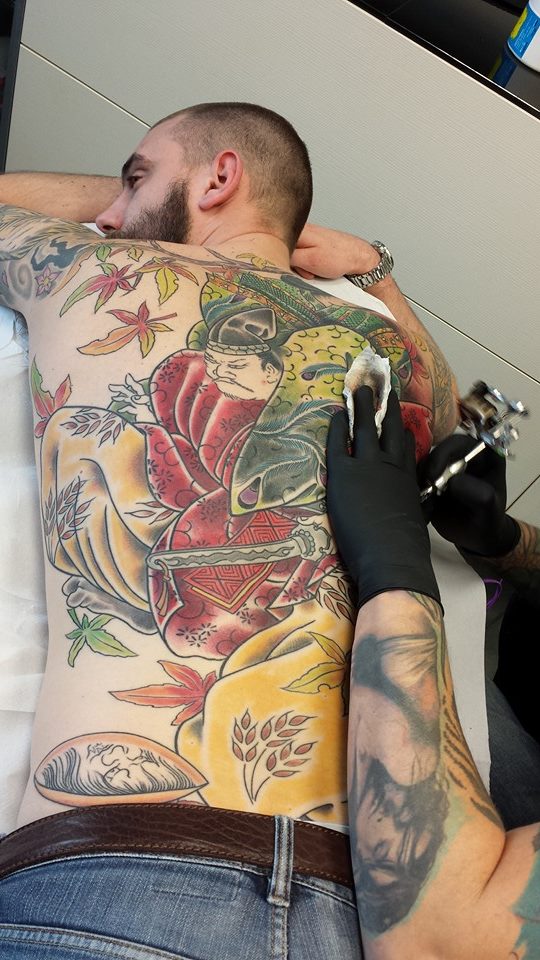 Japán stílusú tetoválás a Pinker Tattoo galériából